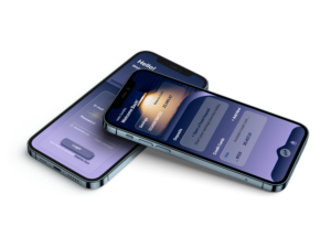 Modern mobile UI/UX design created by JH SoftVision for a business application